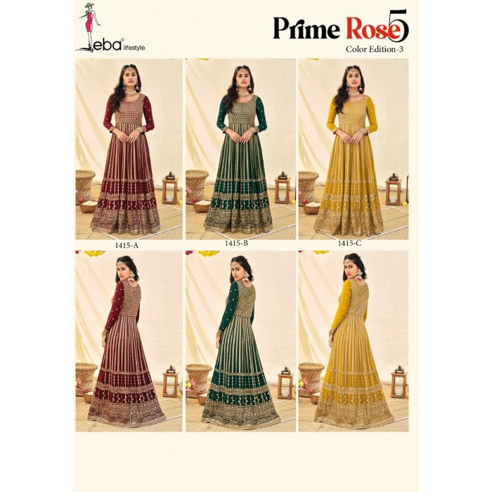 Eba Prime Rose Vol 5 Georgette Salwar Suits